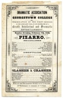 Handbill for Pizarro, performed on February 7, 1853