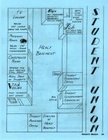 Plan of Student Union, Healy Basement
