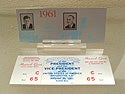 Tickets from the Inauguration of John F. Kennedy