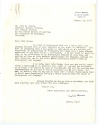Sylvia Beach letter to  John L. Brown 1958
