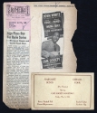 Press clippings and business card of the piano duo Margaret Bonds & Gerald Cook (1944/45)