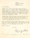 Letter from Langston Hughes to Margaret Bonds dated August 6, 1942