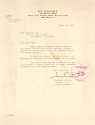 Letter from Colonel Livingston Watrous of the U.S. War Department to Margaret Bonds, dated March 23, 1943