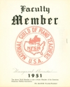 Certificate showing Margaret Bonds’s membership in the National Guild of Piano Teachers and the American Musicians’ Welfare Association (1951