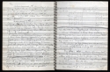 Draft of a letter in a music notebook, from Margaret Bonds to the leadership at Mt. Calvary Baptist Church