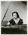 Photograph of Margaret Bonds at piano