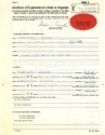 Certificate of copyright for “When the Dove Enters In,” dated September 3, 1963