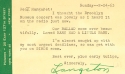 Postcard from Langston Hughes to Margaret Bonds