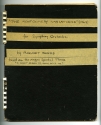 Margaret Bonds manuscript "Montgomery Variations" cover