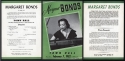Publicity Materials for Margaret Bonds solo recital at Town Hall in New York on February 7, 1952