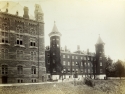 North end of Healy Hall and Old North
