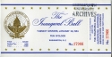 Ticket to Inaugural Bal