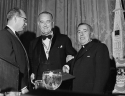 Vice President Lyndon B. Johnson receiving the John Carroll Award, 10/12/1963