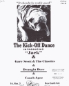 Poster for Kick-Off Dance introducing mascot Jack II