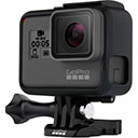 The Go Pro Hero 5 camera on a mount