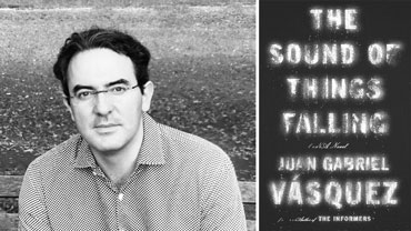 Juan Gabriel Vásquez and the cover of The Sound of Things Falling