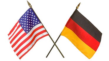 US and German flag