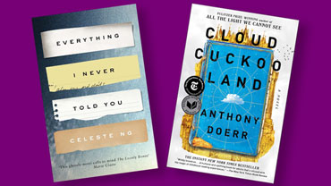 Everything I Never Told You and Cloud Cuckoo Land book covers