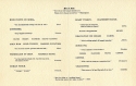 the inside pages of the Menu from the end of season football banquet, December 10, 1902