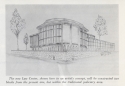 Sketch of proposed new Law Center building