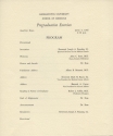 Program from the School of Medicine Pregraduation Exercises, page 1