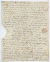 Letter from J[ohn] Grassi, S.J., to John McElroy, S.J., front side