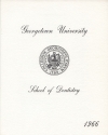 Program from the School of Dentistry Pregraduation Exercises, front cover