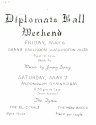 Diplomats Ball Weekend flyer
