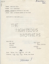 Flyer for Righteous Brothers Concert in McDonough Gymnasium