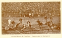 a sepia photograph of a football game with the caption  “Gilroy Making 60 Yard Run. Georgetown v. Dartmouth.” Ye Domesday Booke, 1919