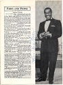 Program of The Ambassador of Jazz in his Triumphant Anniversary Engagement at the World Famous Roxy Theatre, interior page showing Armstrong's signature
