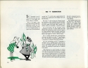 a page from Everybody’s Football explaining "the T formation," with text and a cartoon in black and green ink.