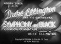 Symphony in Black title screen