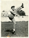 a black and white portrait of Jim Mooney, Tackle and Punter 1926-1929