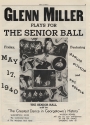Glenn Miller plays for the Senior Ball, ad in The Hoya, May 1, 1940