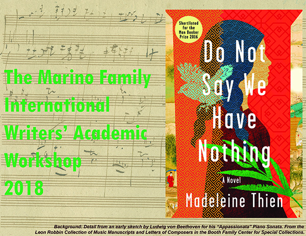 Cover artwork for the American paperback edition of Do not say we have nothing 