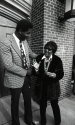 Pearl Bailey at registration, January 16, 1978, with Coach John R. Thompson, Jr.