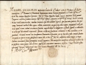 Saint (Pope) Pius V (1504-1572) autograph document