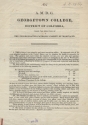 Georgetown College Prospectus, May 1814. Page 1