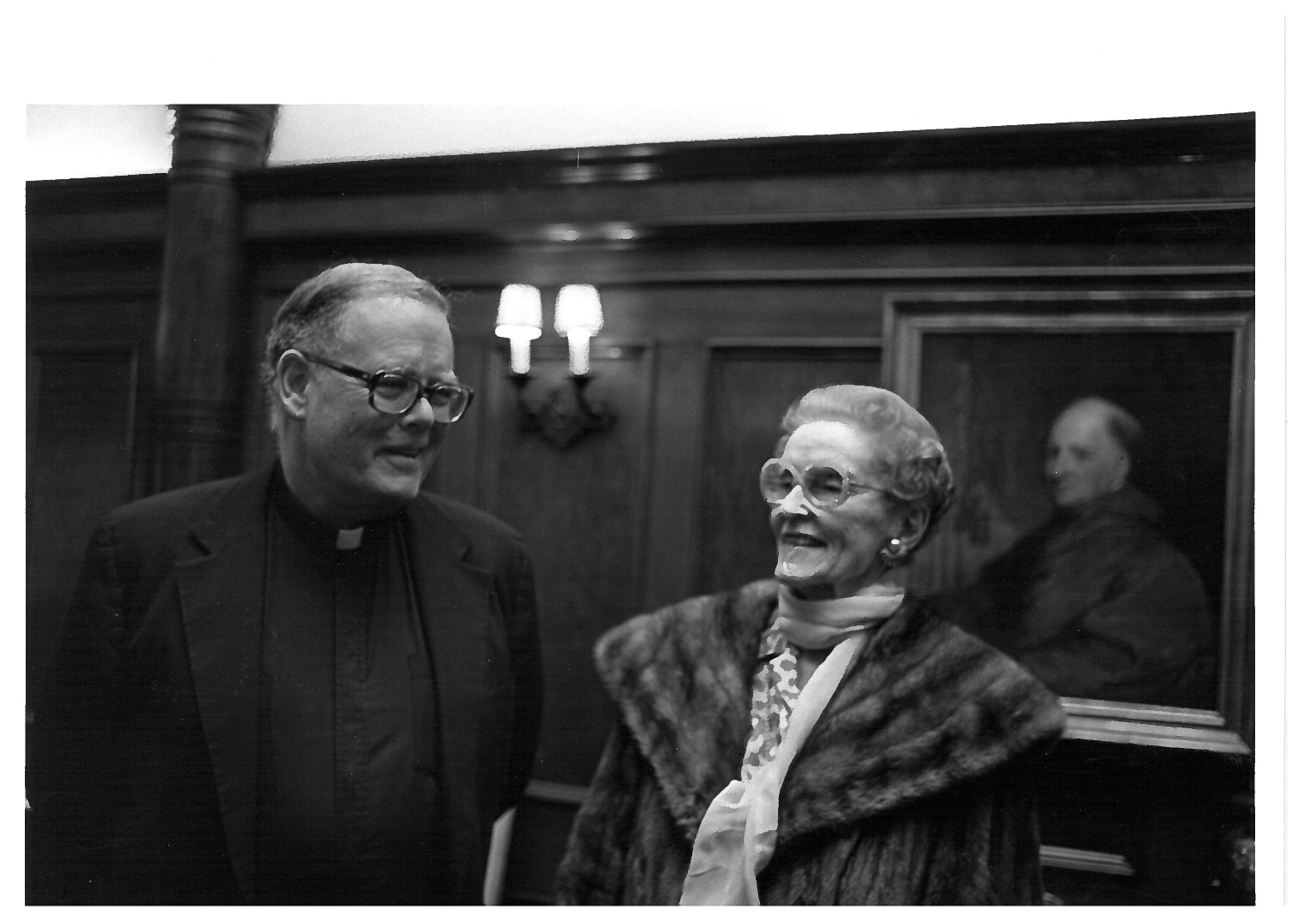 Rev. Timothy S. Healy, S.J. and Mrs. Rose Maguire Saul Zalles