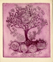 Spagnolo Christmas Card, Symbolic Tree