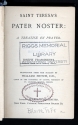 Santa Teresa’s Pater Noster: A treatise on prayer
