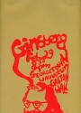 Poster from an evening with poet Allen Ginsberg in Gaston Hall, February 29, 1968