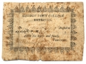 Ticket of admission to the 1809 exhibition (commencement) at Georgetown