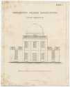 Architect’s rendering of the Astronomical Observatory’s south elevation