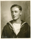 Portrait of Michael Richey as an ordinary seaman in the 1940s