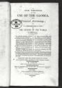 Title page of New Treatise on the Use of Globes and Practical Astronomy