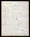 Letter from Joseph Causten to his brother James Causten, page 1