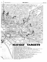 Map of DC with May Day targets marked on it