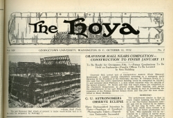 Newspaper article with photograph of White-Gravenor under construction